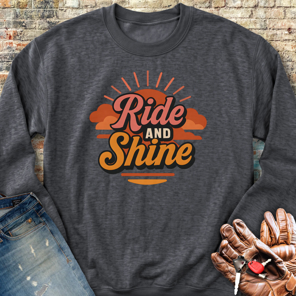 Ride & Shine Sweatshirt - Dark Heather