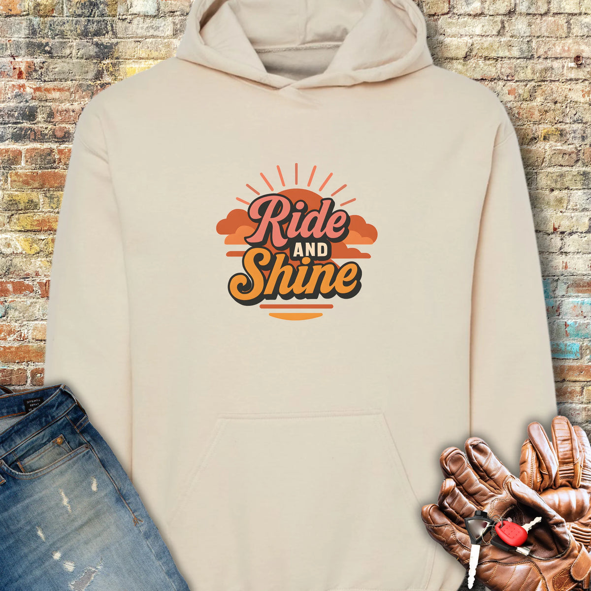 Ride & Shine Hoodie - Sand