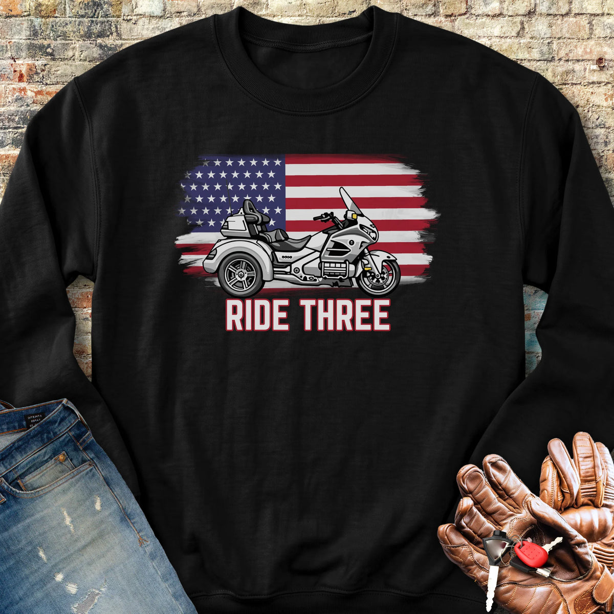 Ride Three Sweatshirt - Black
