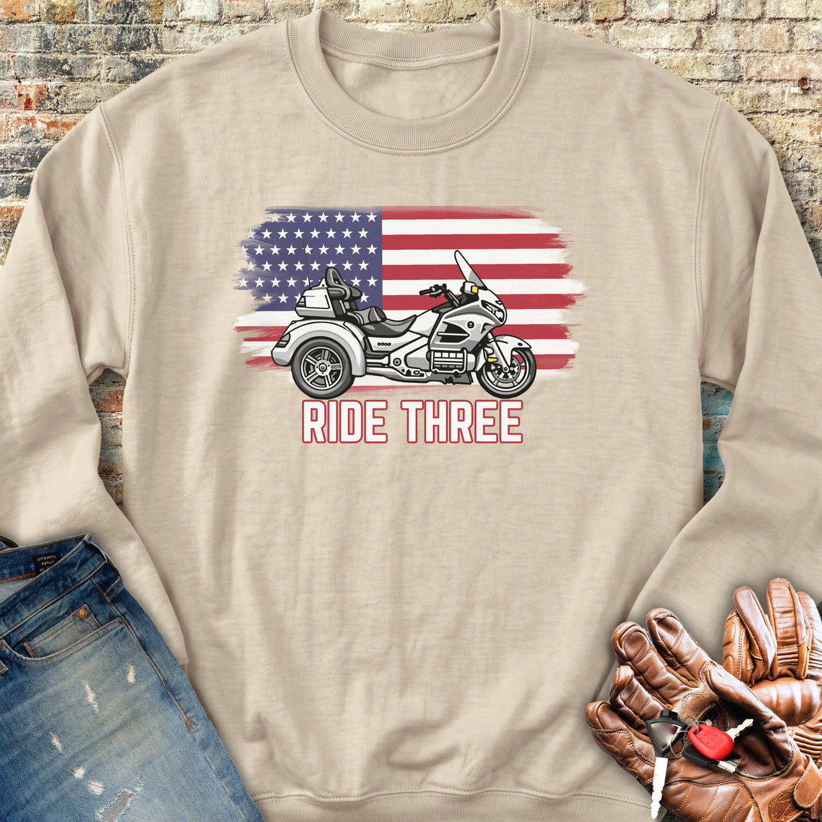Ride Three Sweatshirt - Sand