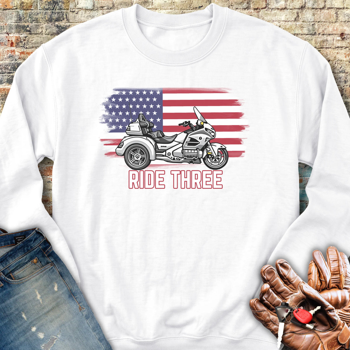 Ride Three Sweatshirt - White