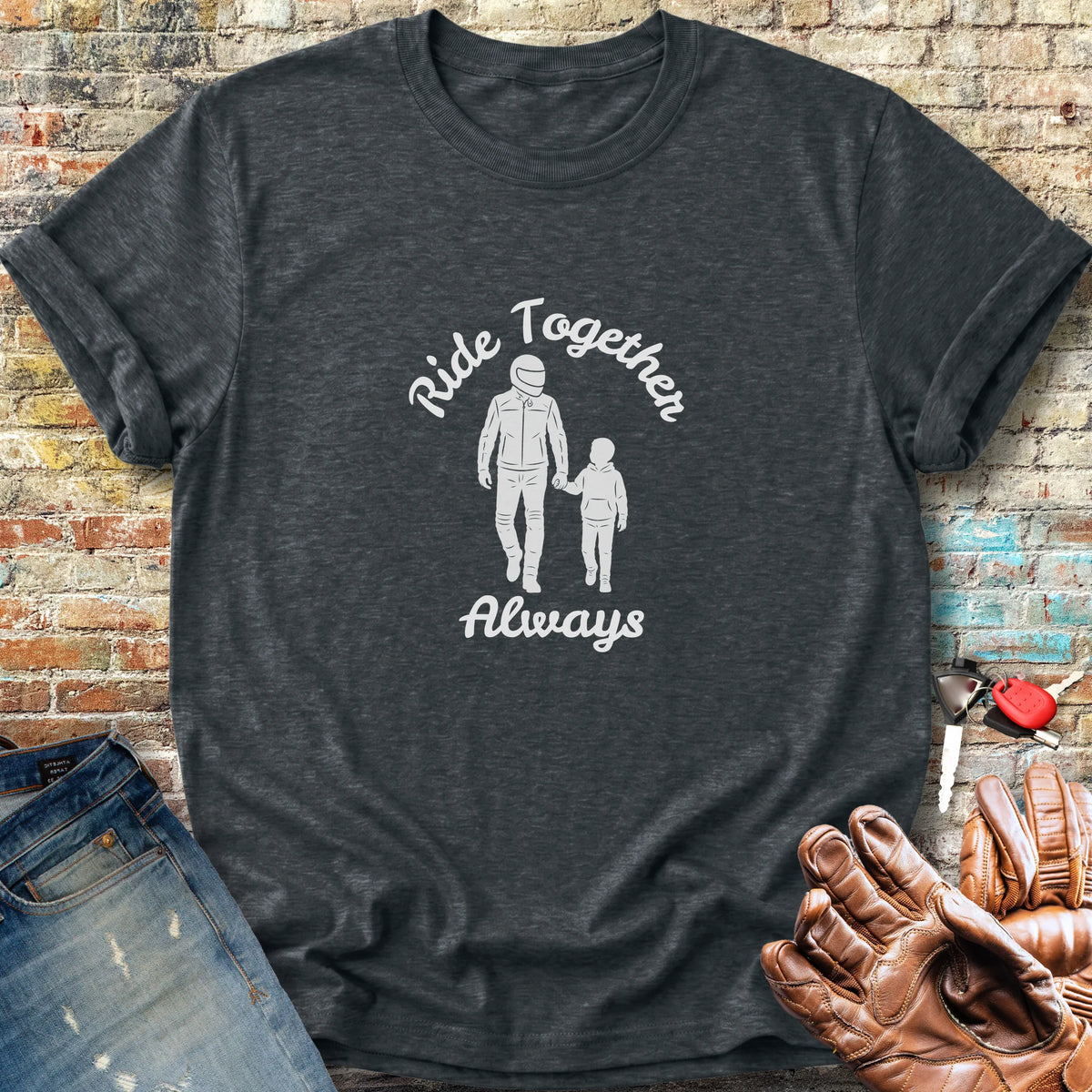 Ride Together Classic T-Shirt - Dark Heather