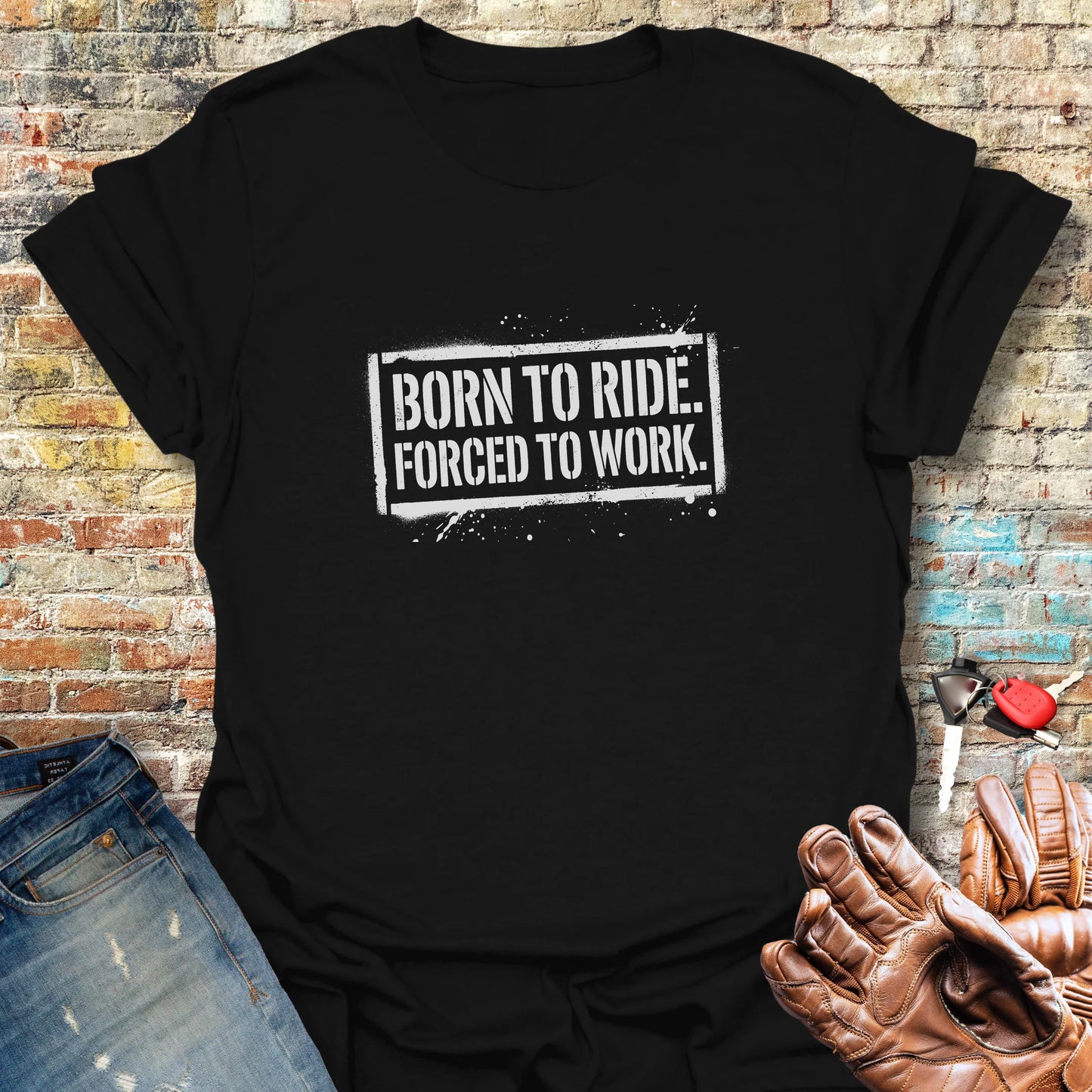 Ride or Work T-Shirt - Black