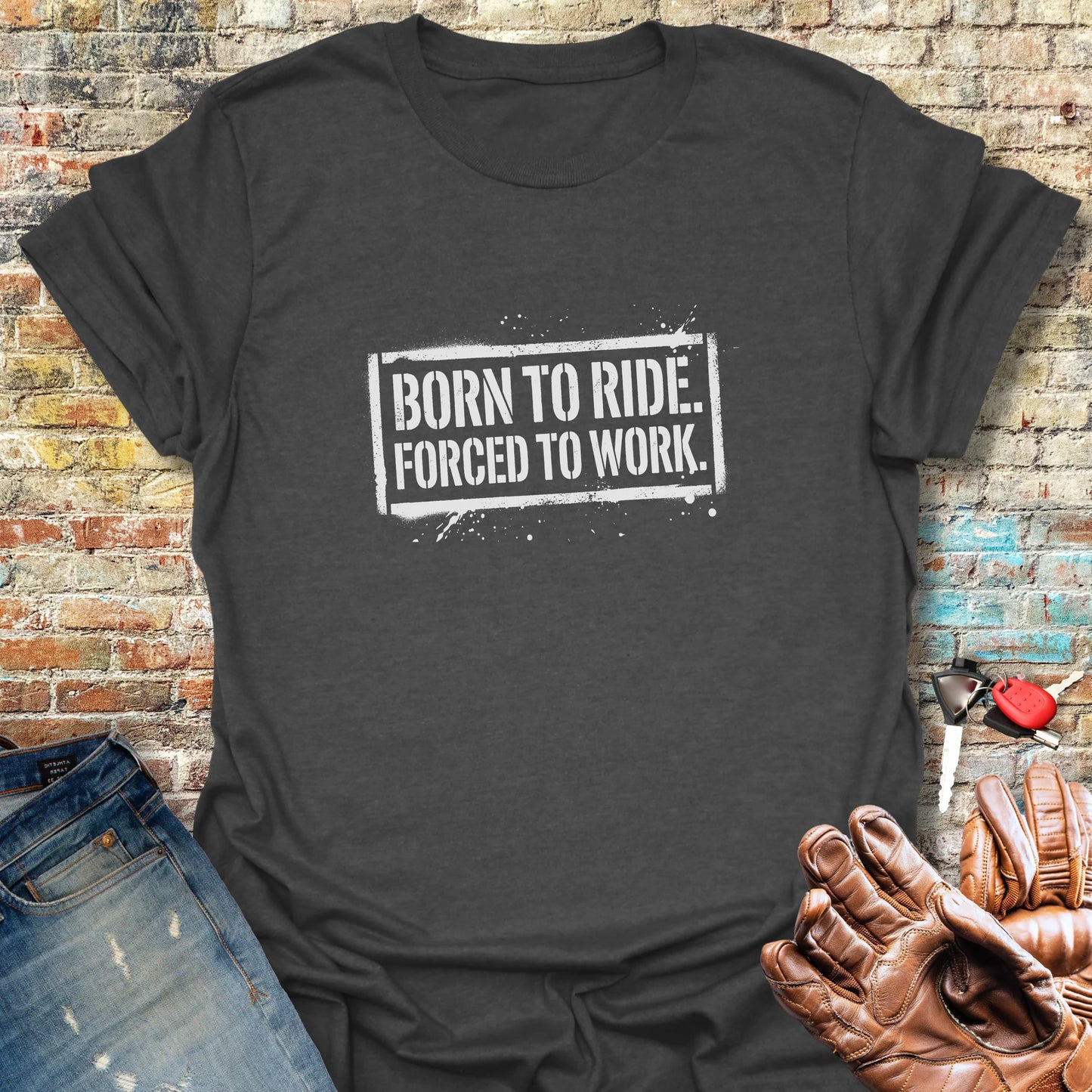 Ride or Work T-Shirt - Dark Heather