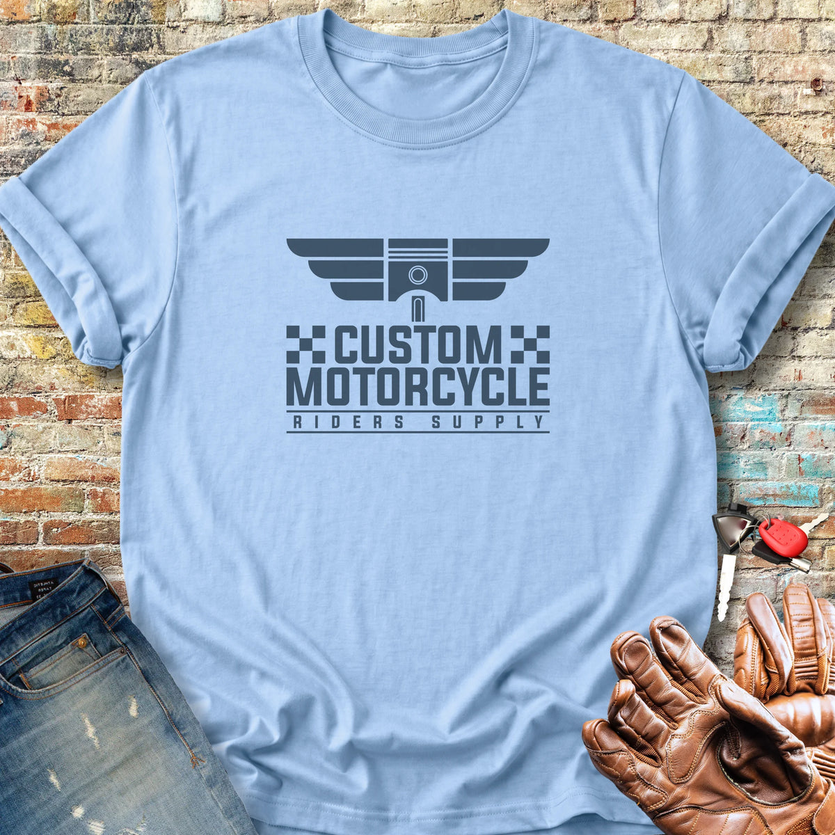 Riders Supply Classic T-Shirt - Light Blue