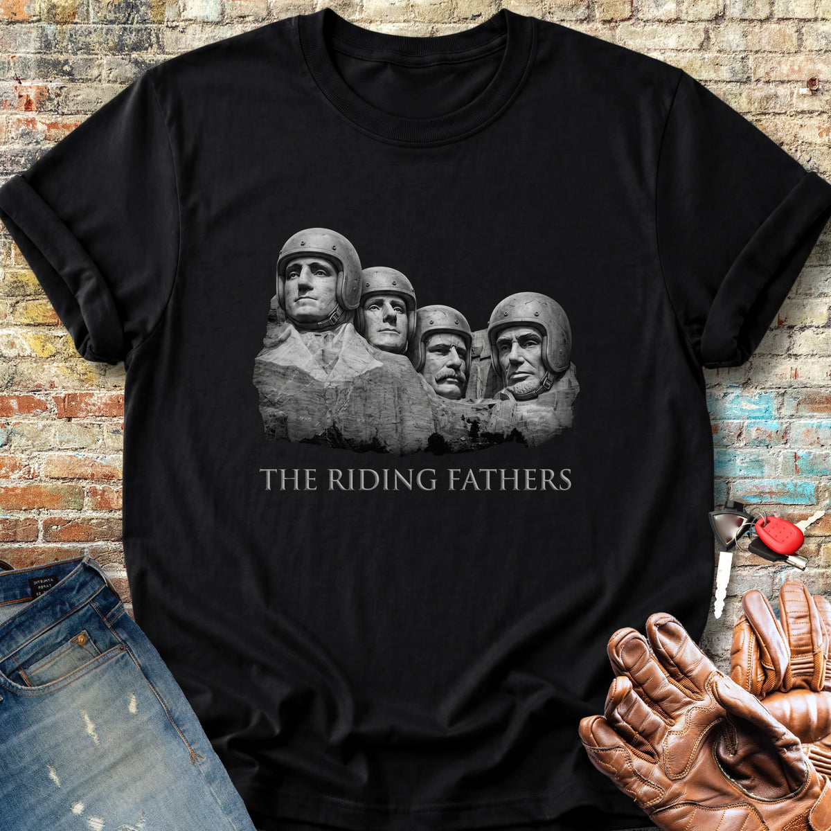 Riding Fathers Classic T-Shirt - Black