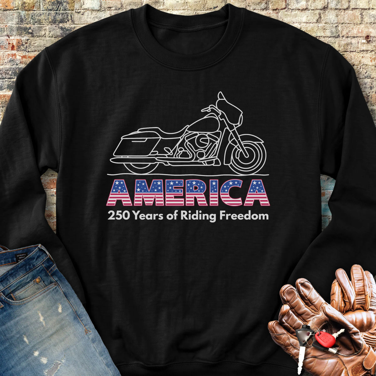 Riding Freedom 250 Sweatshirt - Black