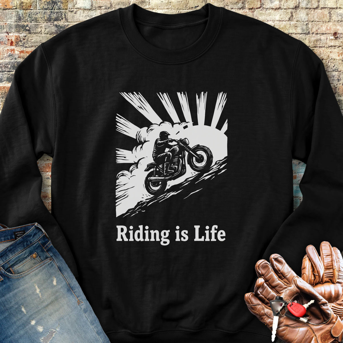 Rising Ridge Sweatshirt - Black