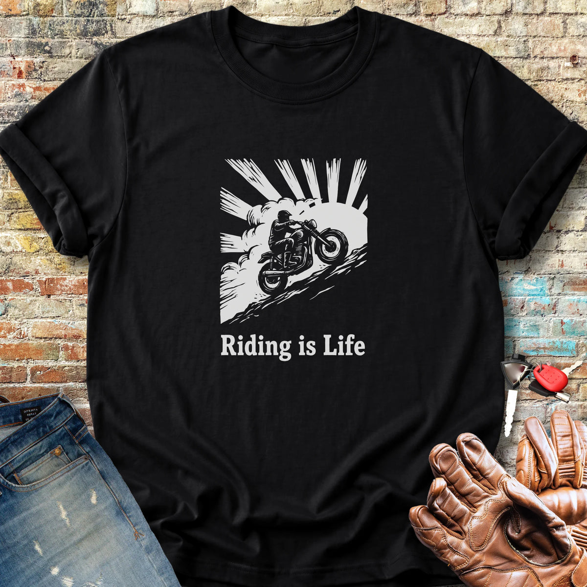 Rising Ridge Classic T-Shirt - Black