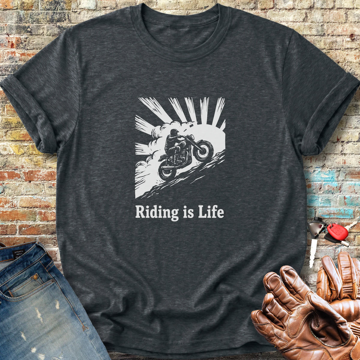 Rising Ridge Classic T-Shirt - Dark Heather