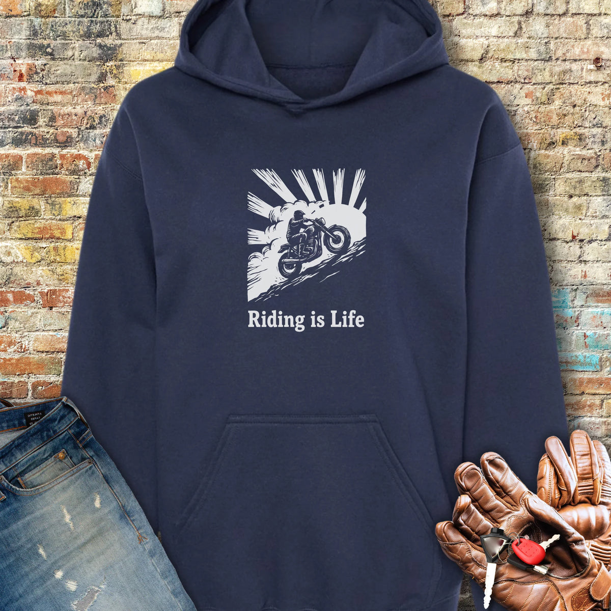 Rising Ridge Hoodie - Navy