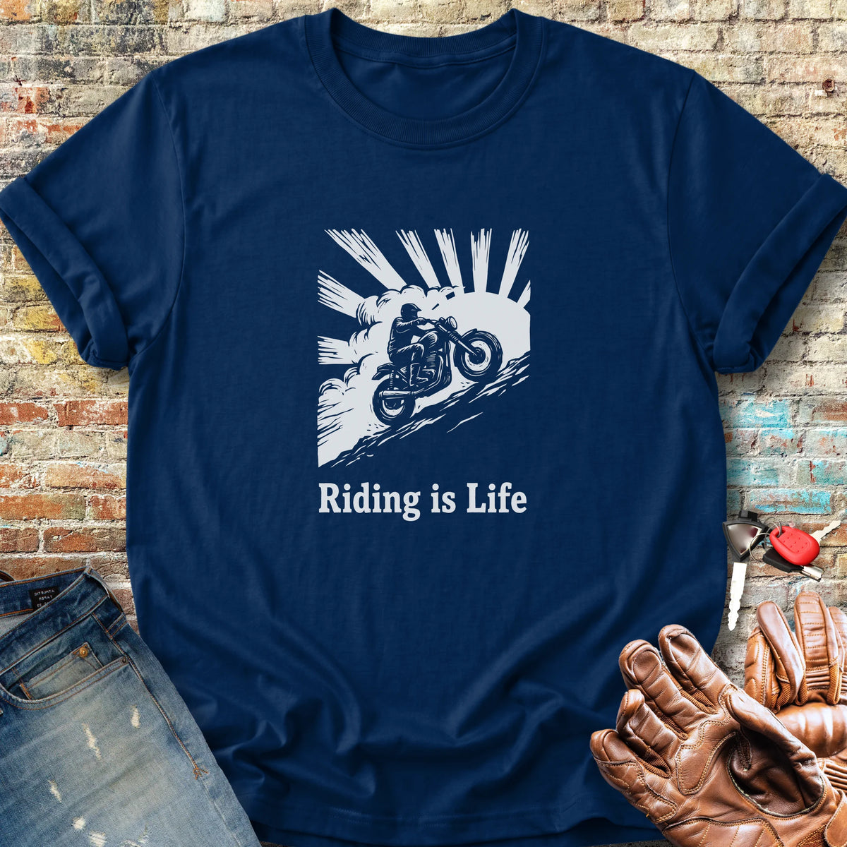 Rising Ridge Classic T-Shirt - Navy