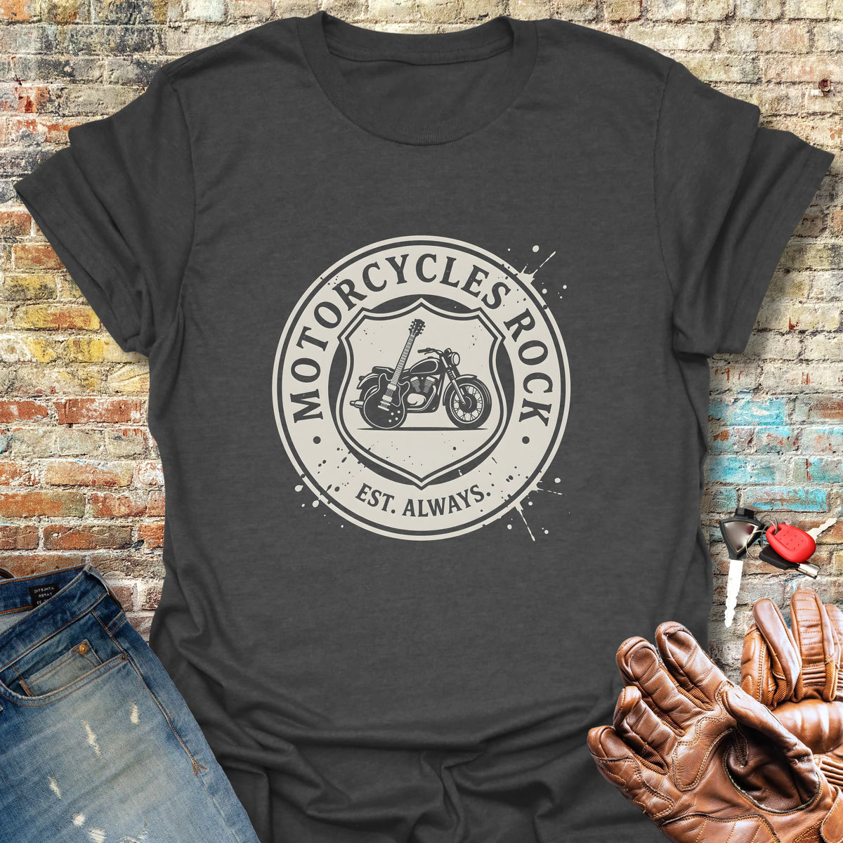 Rock Badge - Dark Heather