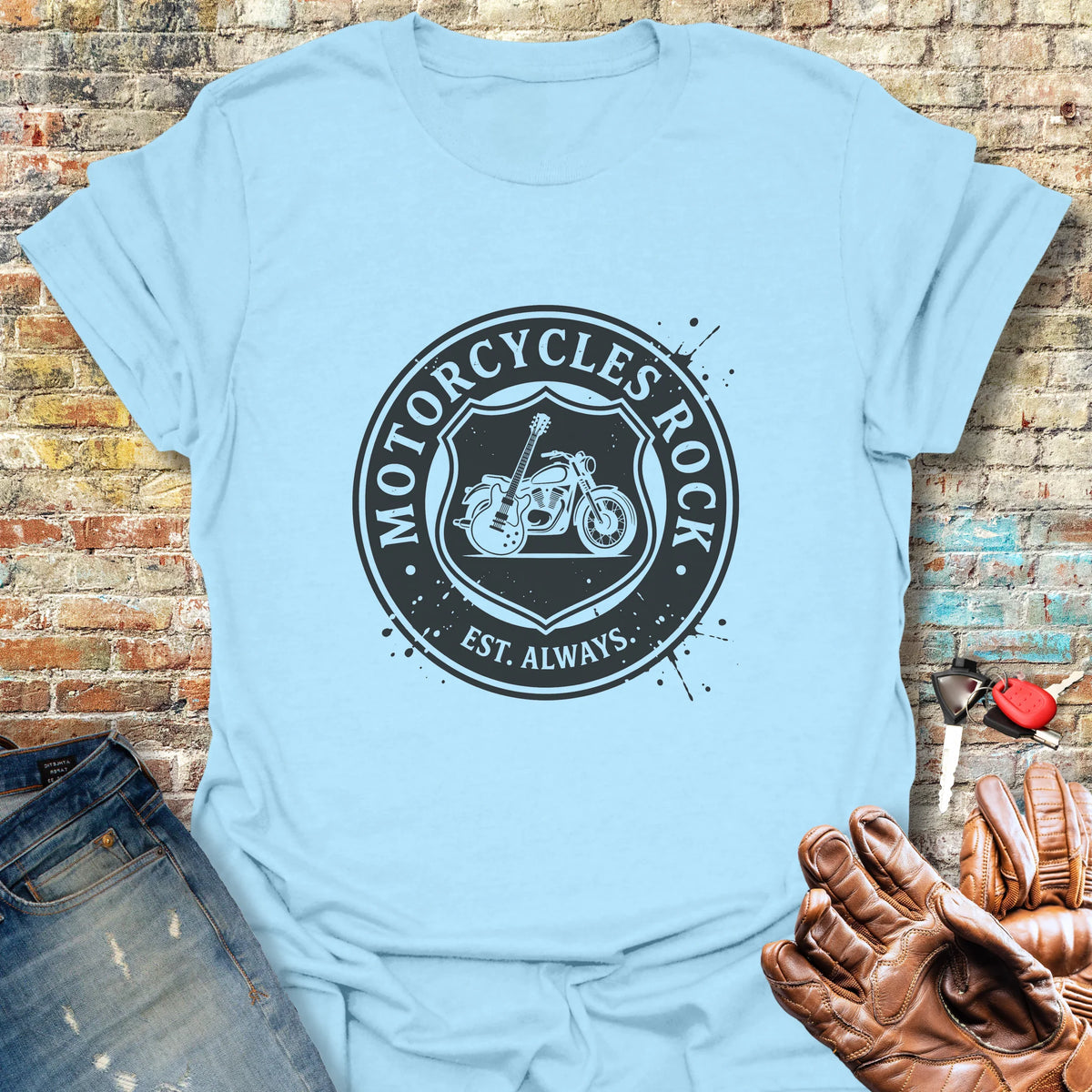 Rock Badge - Light Blue