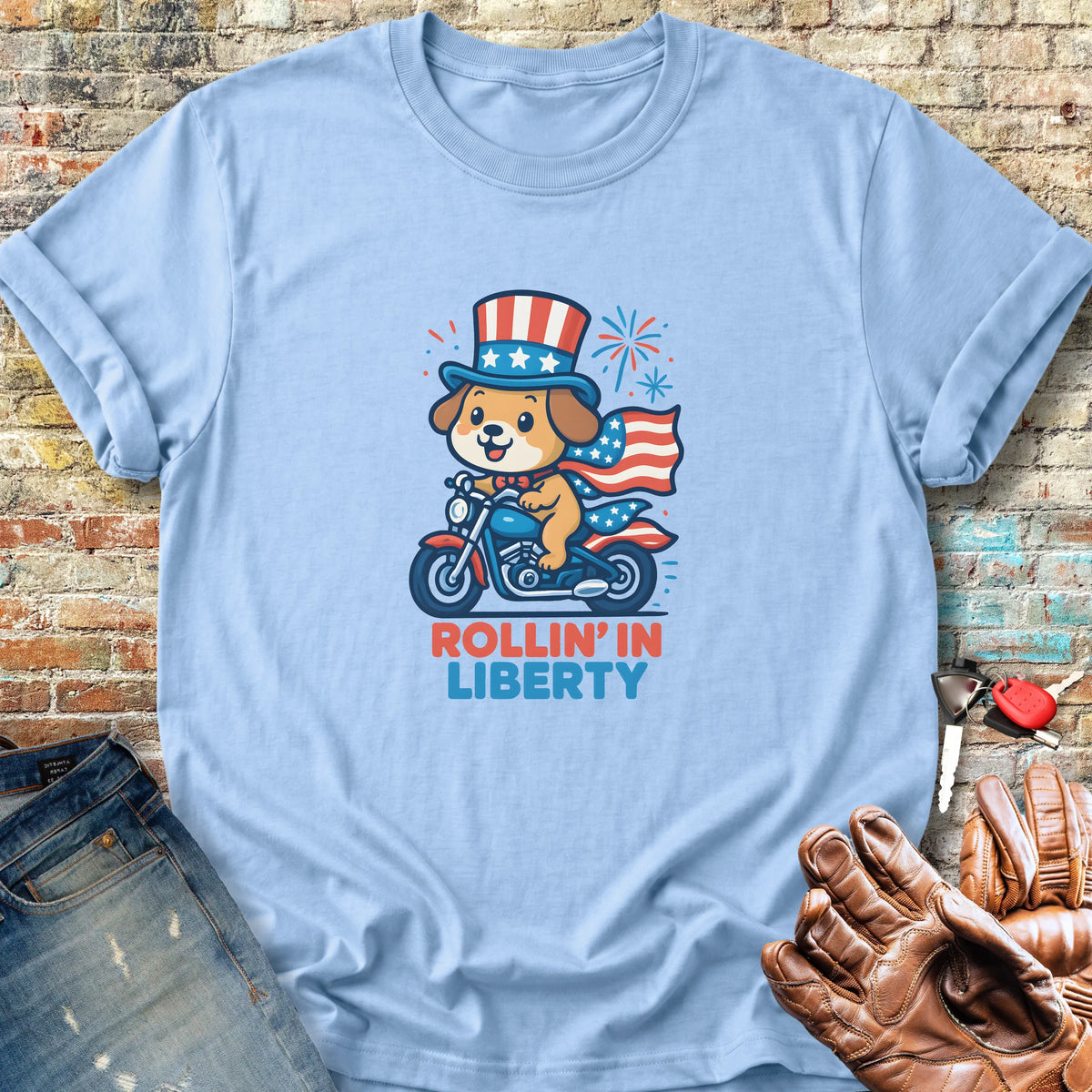 Rollin' Classic T-Shirt - Light Blue