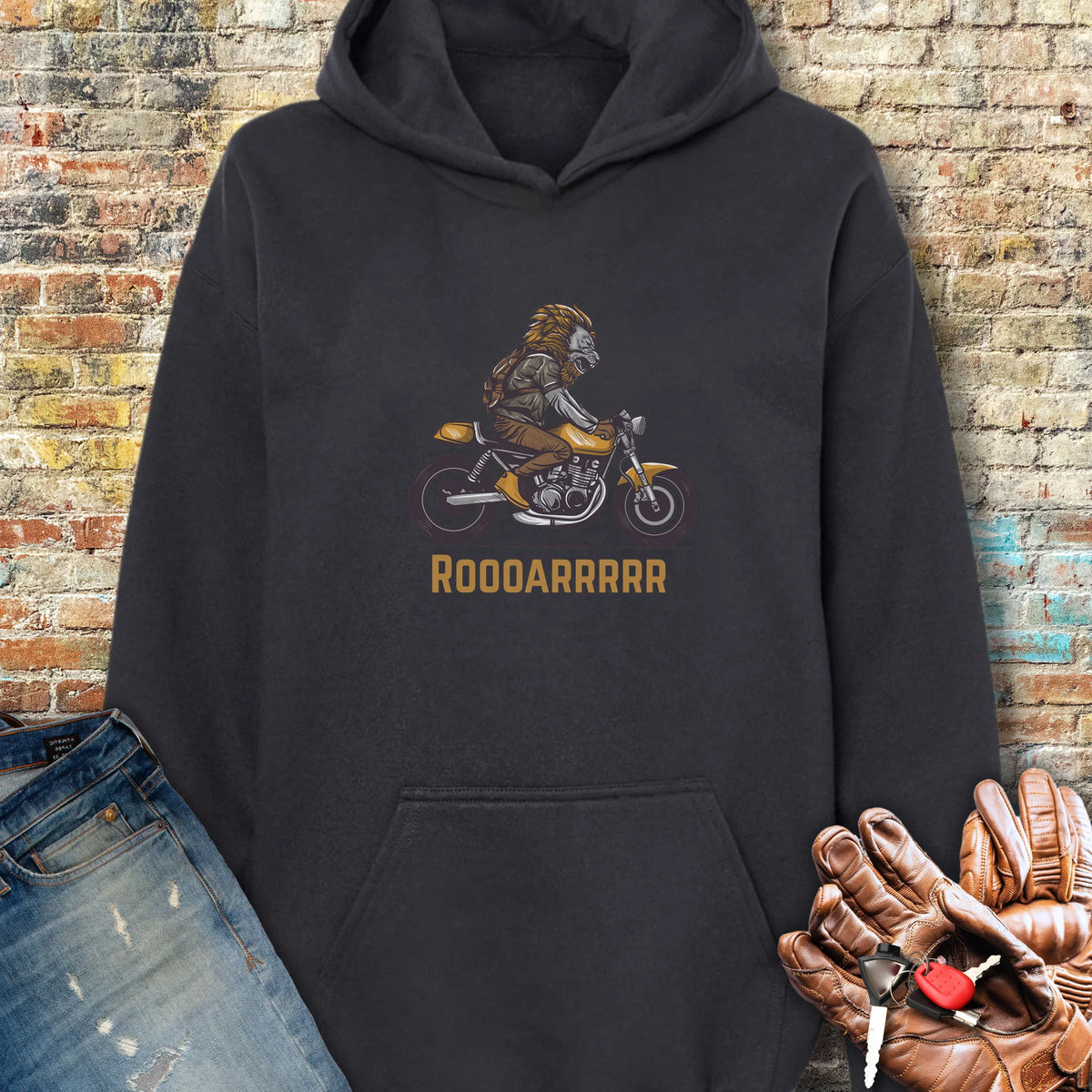 Roooarrr Hoodie - Black