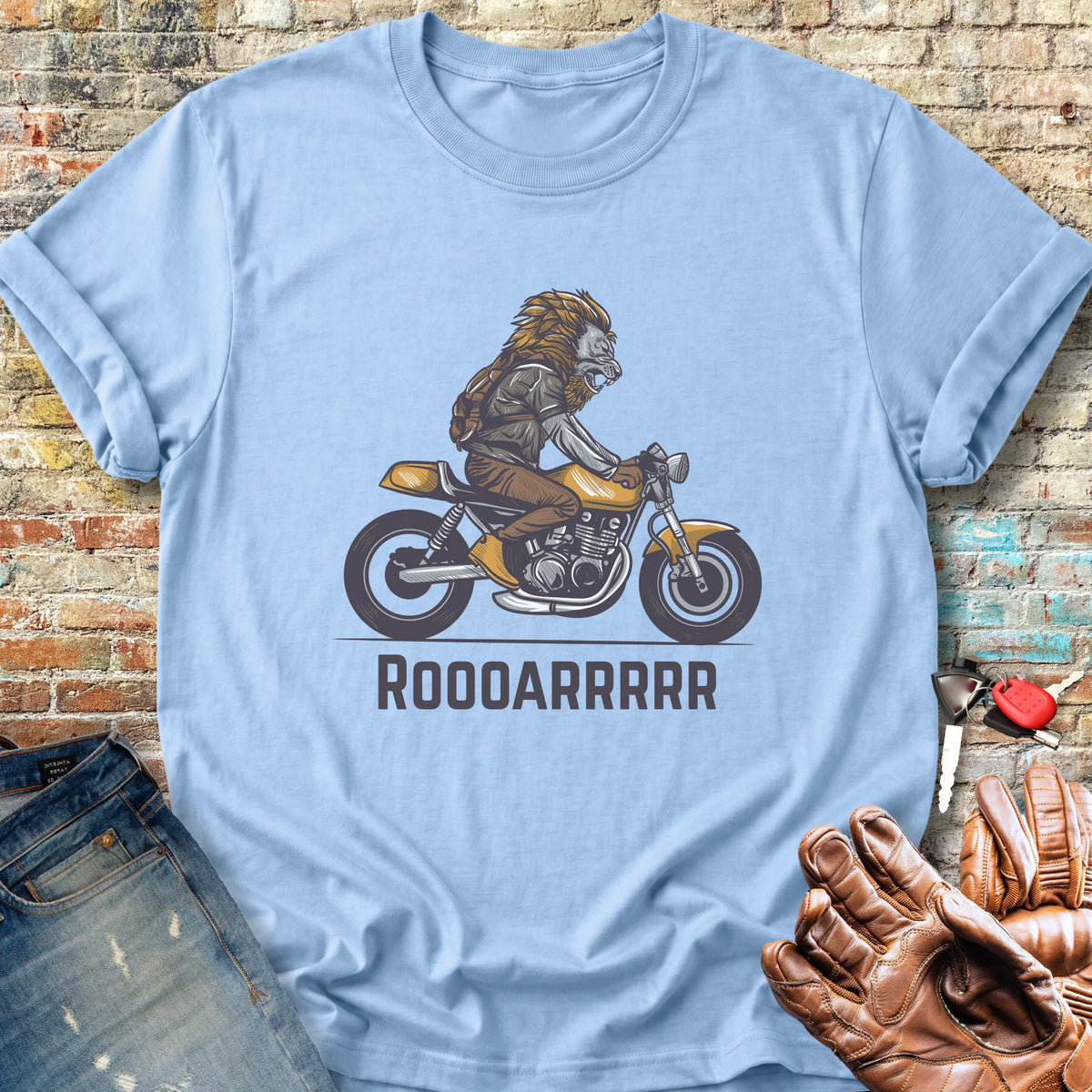 Roooarrr Classic T-Shirt - Light Blue
