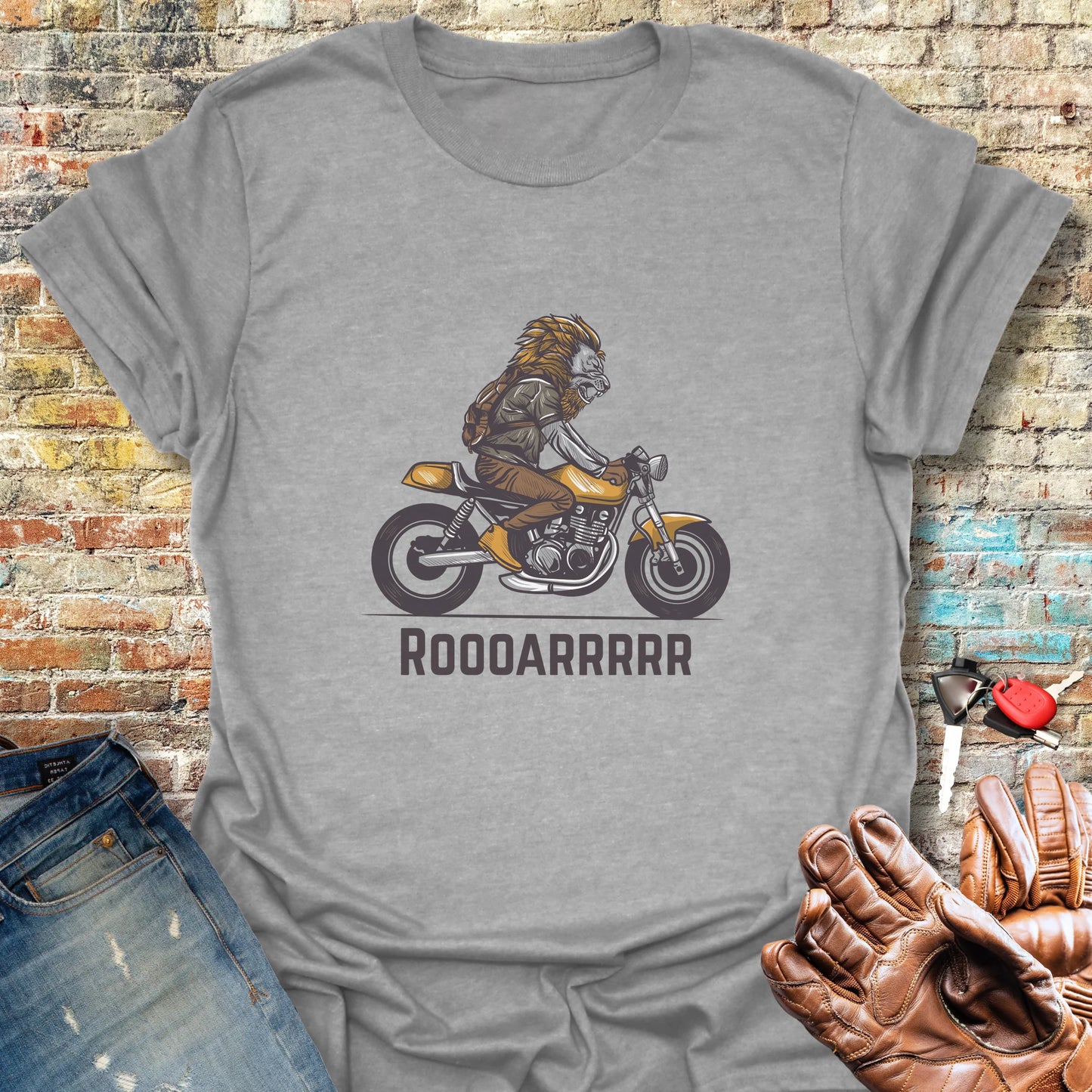 Roooarrr T-Shirt - Sport Grey