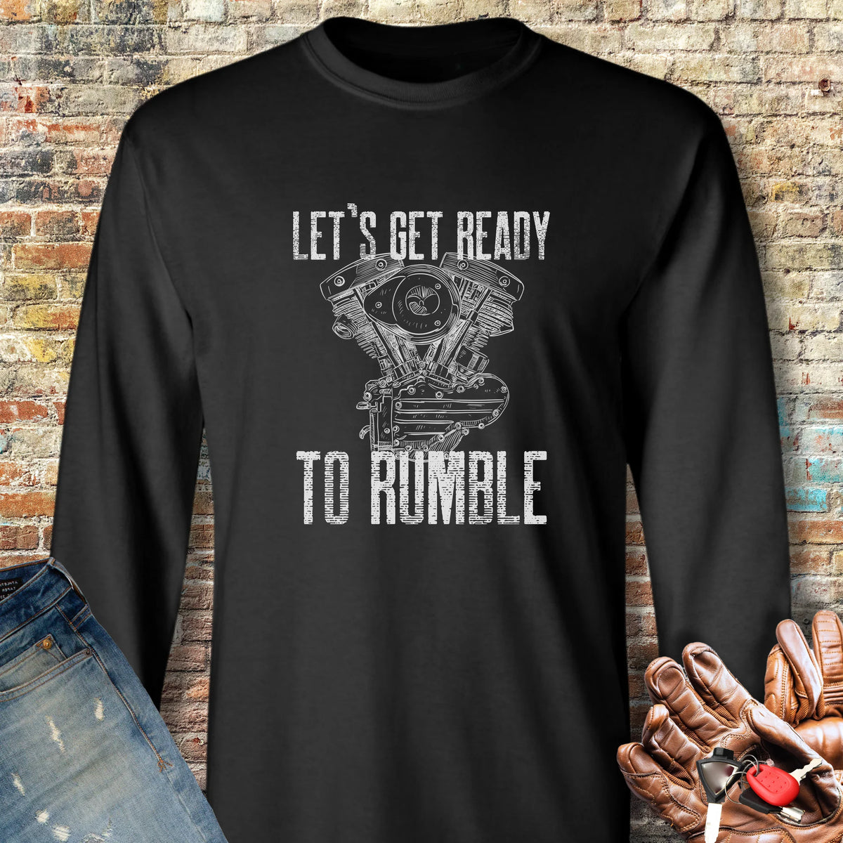 Rumble Long Sleeve T-Shirt - Black