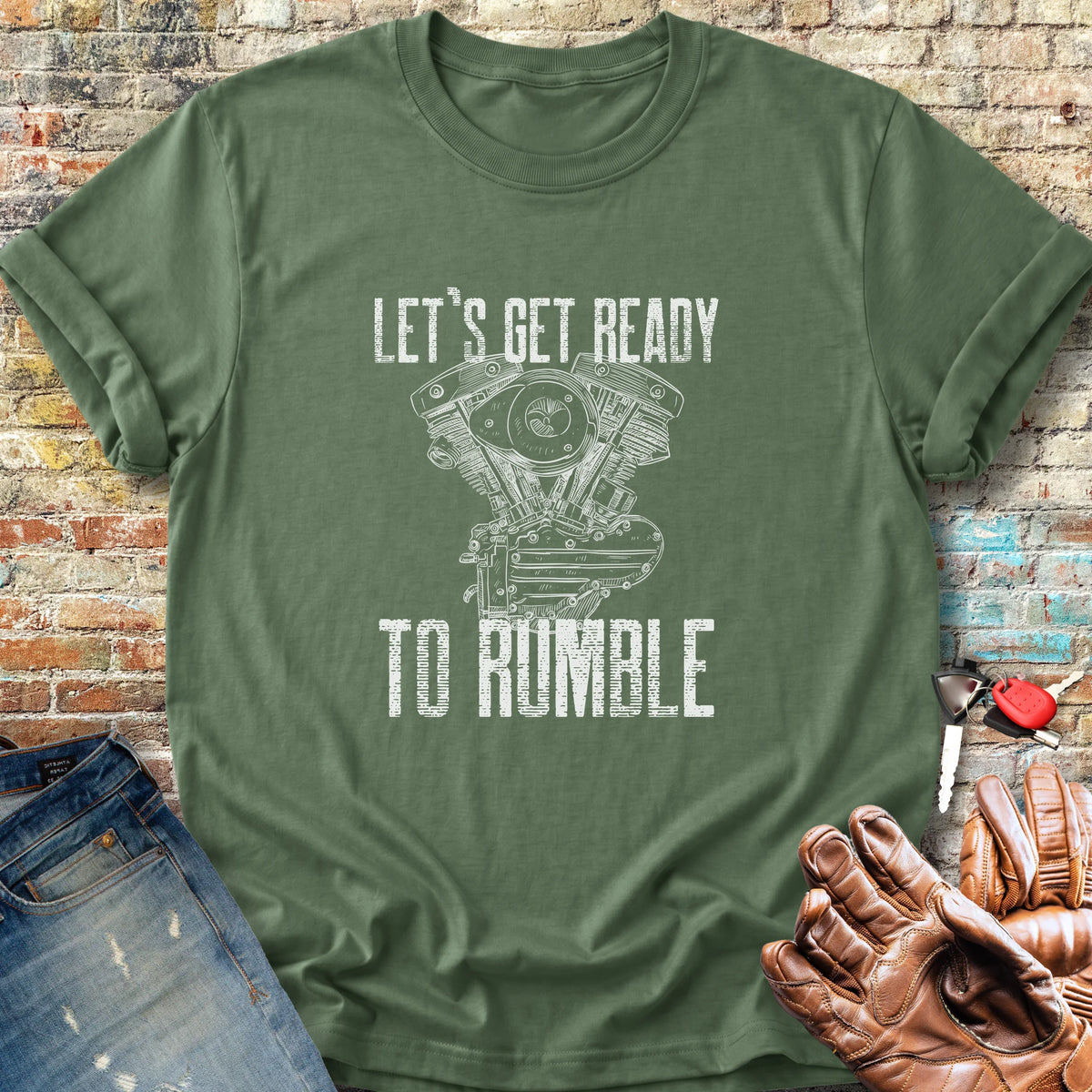 Rumble Classic T-Shirt - Military Green