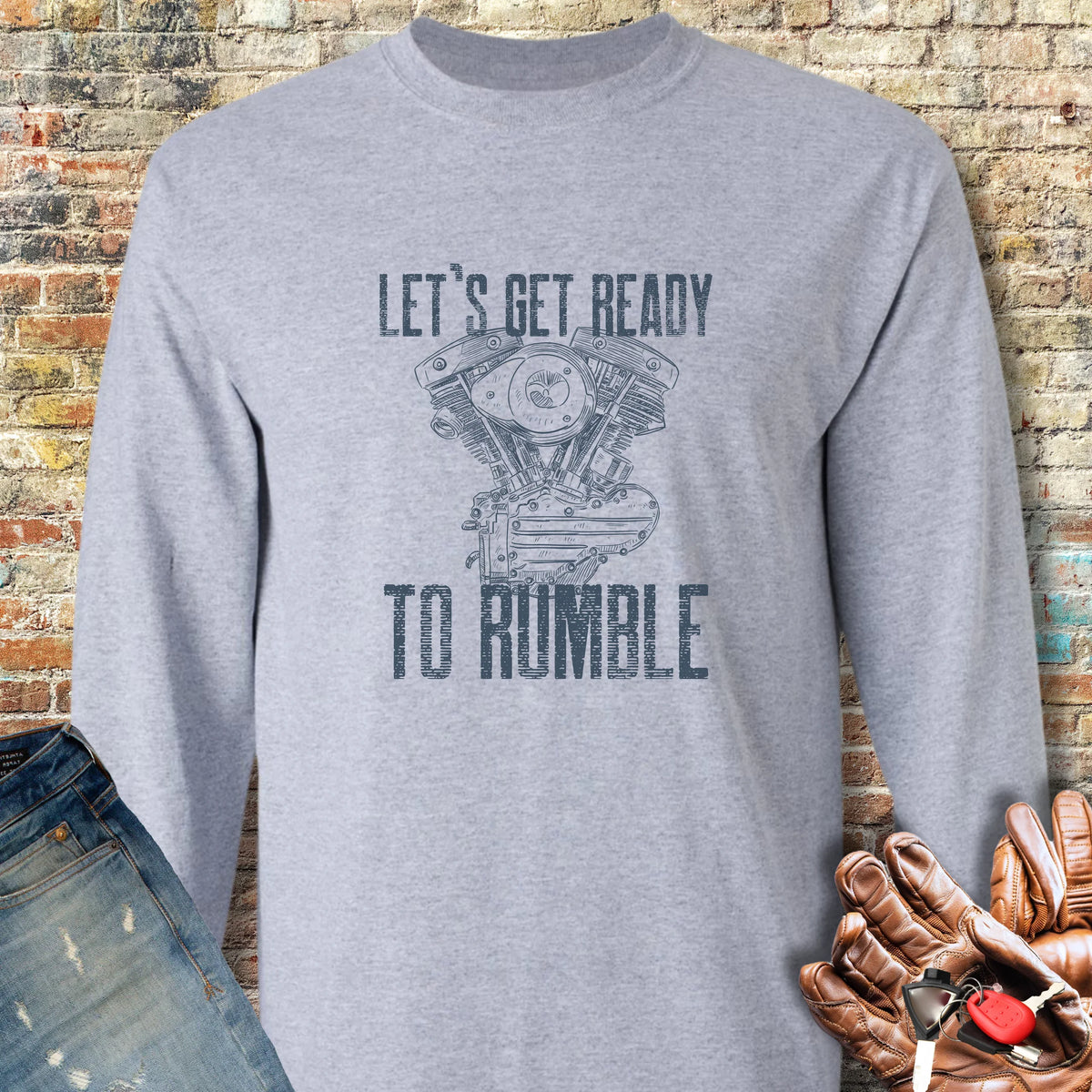Rumble Long Sleeve T-Shirt - Sport Grey