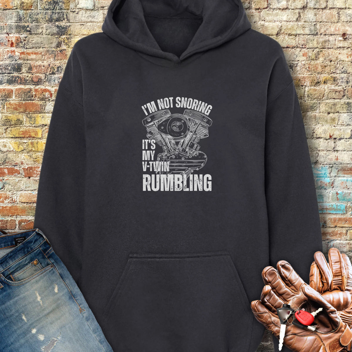 Rumbling Hoodie - Black