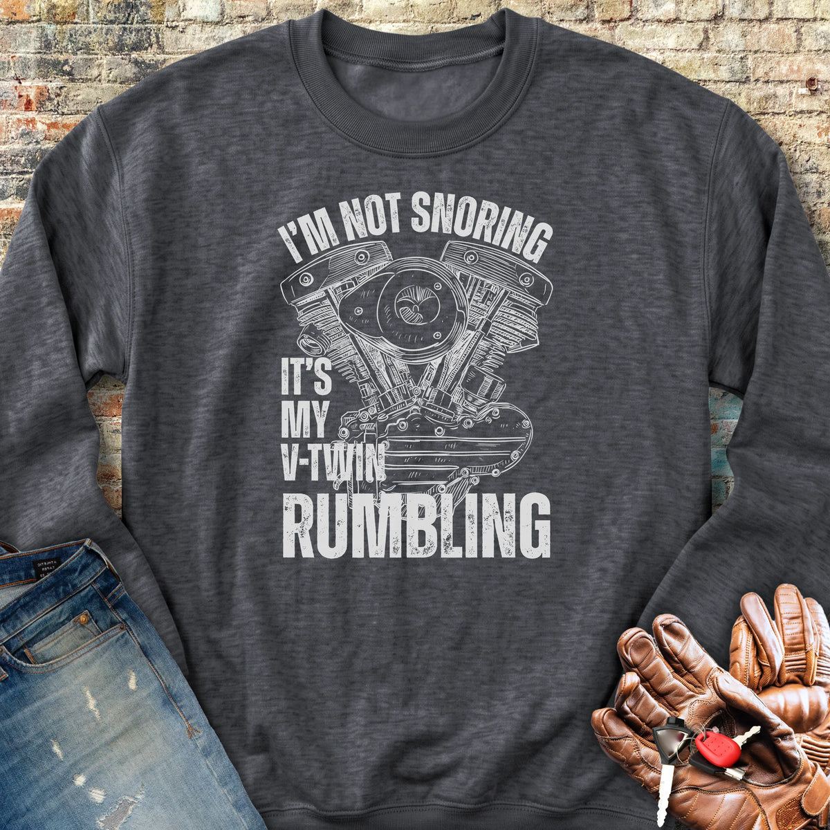 Rumbling Sweatshirt - Dark Heather