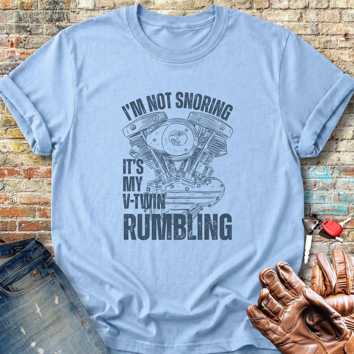 Rumbling Classic T-Shirt - Light Blue