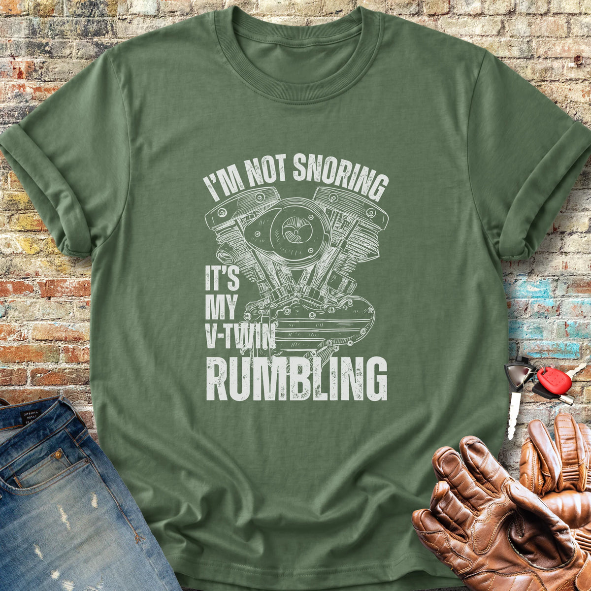 Rumbling Classic T-Shirt - Military Green