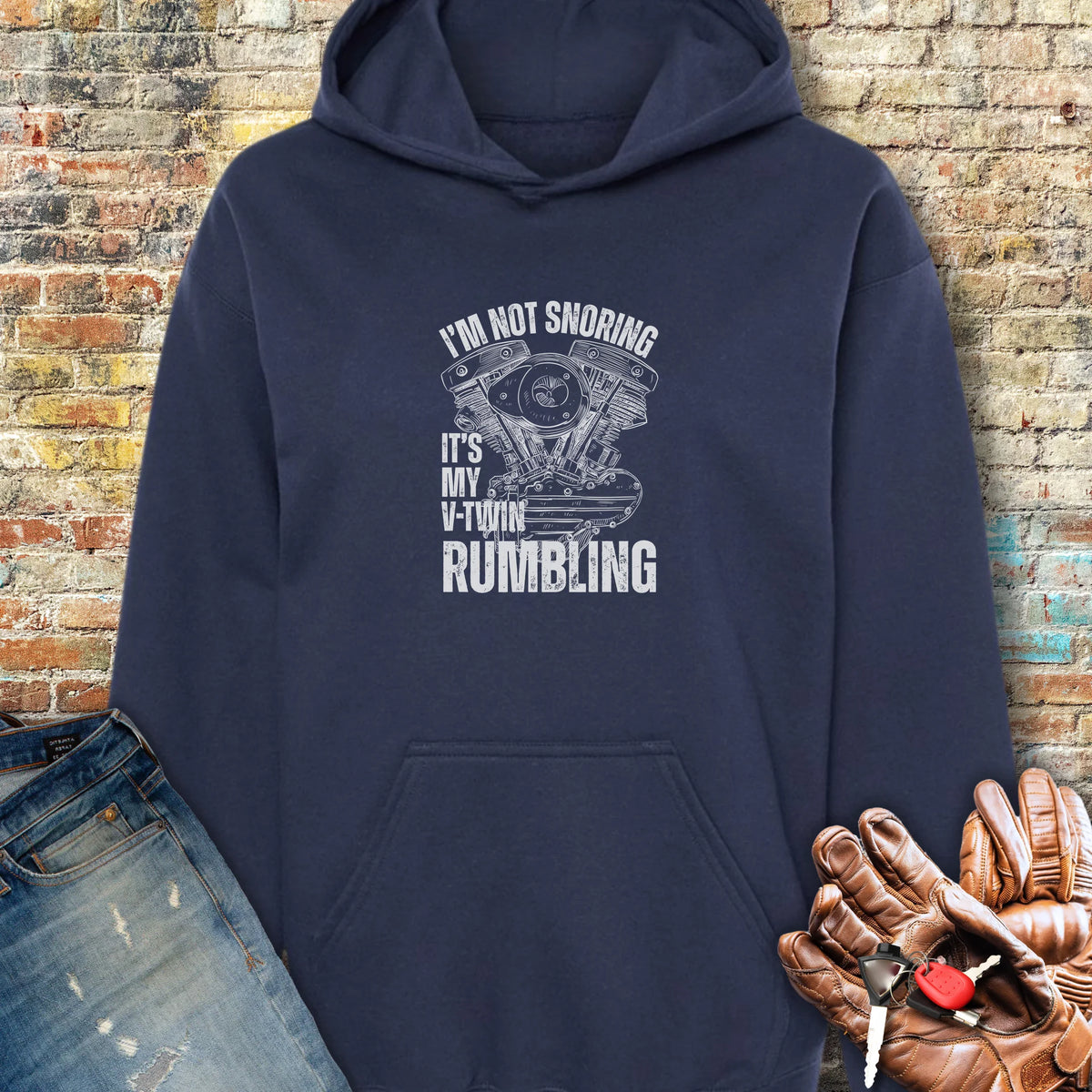 Rumbling Hoodie - Navy
