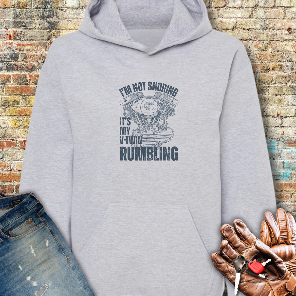 Rumbling Hoodie - Sport Grey