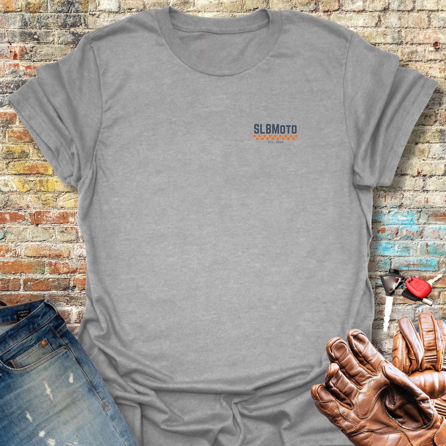 SLBMoto Logo T-Shirt - Sport Grey