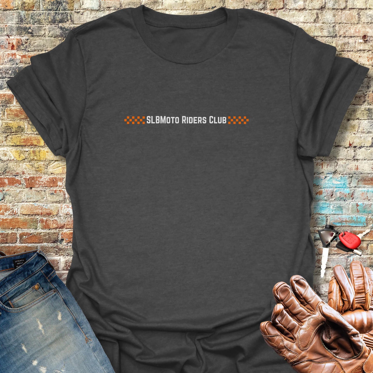 SLBMoto Riders Club T-Shirt - Dark Heather