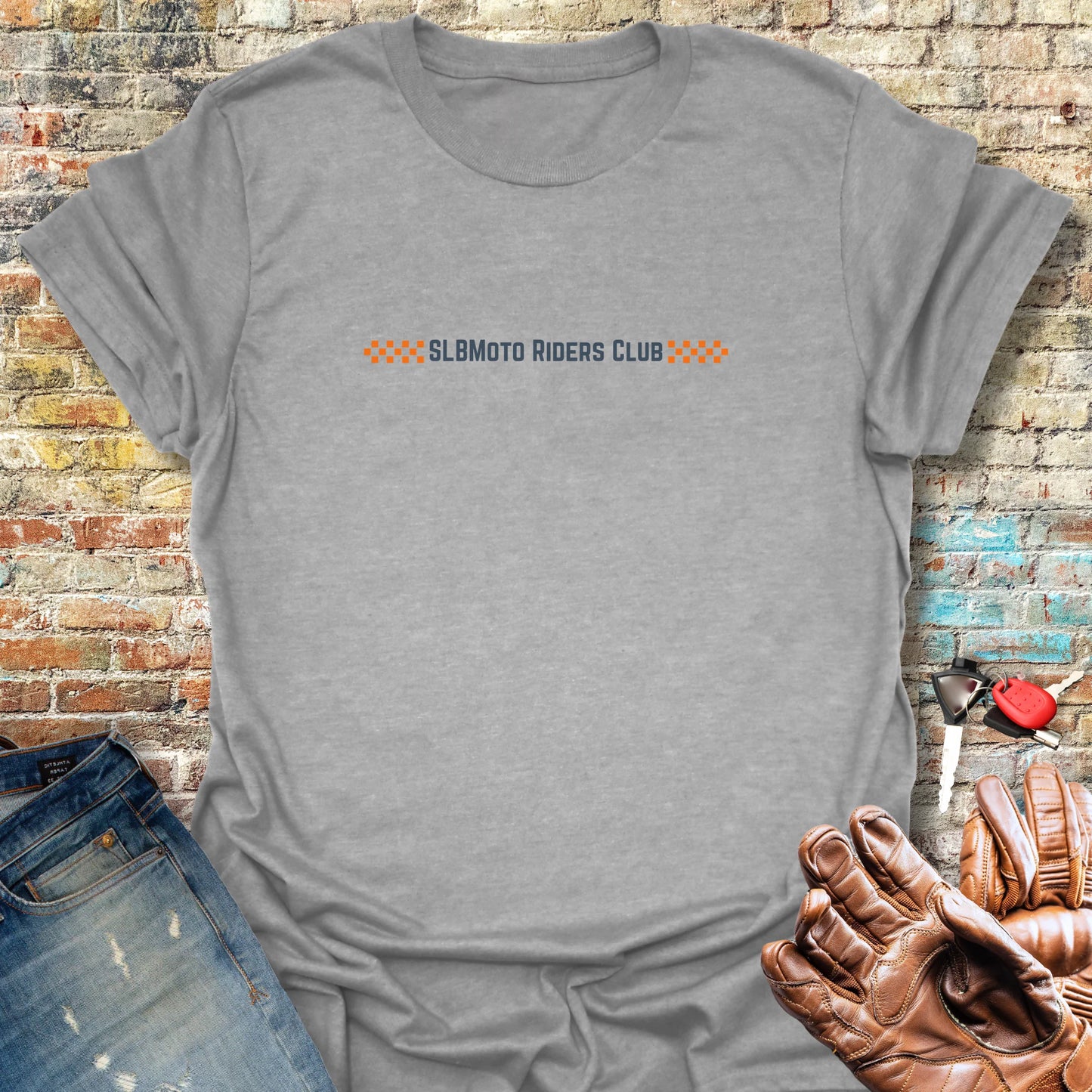SLBMoto Riders Club T-Shirt - Sport Grey