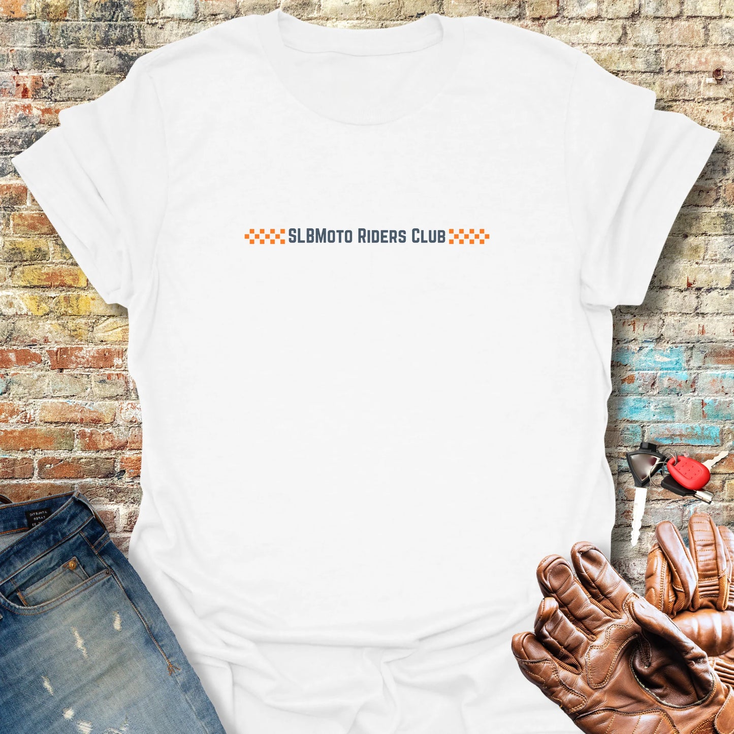 SLBMoto Riders Club T-Shirt - White