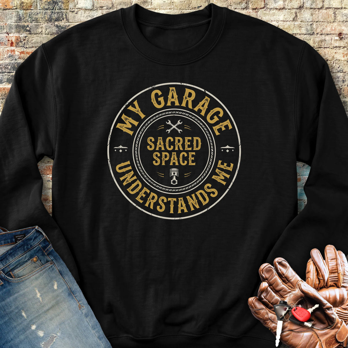 Sacred Space Sweatshirt - Black