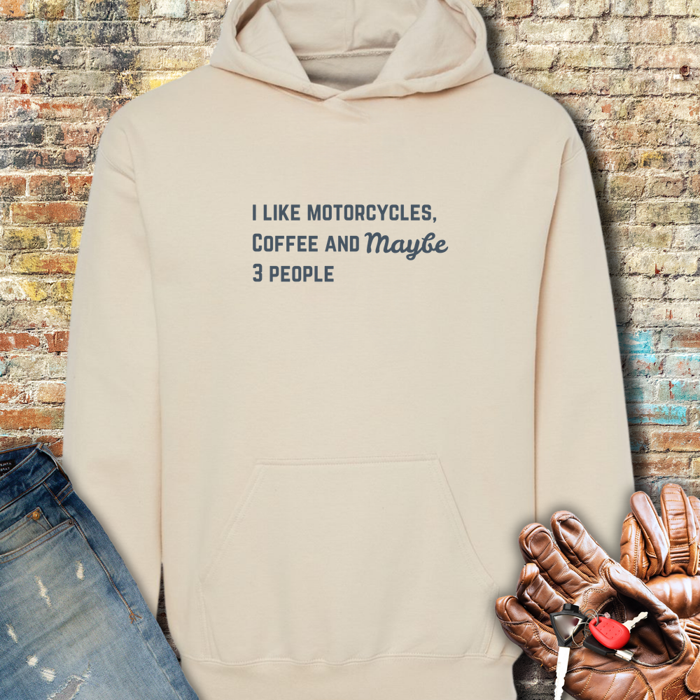 Motorcycles Coffee Hoodie - Sand