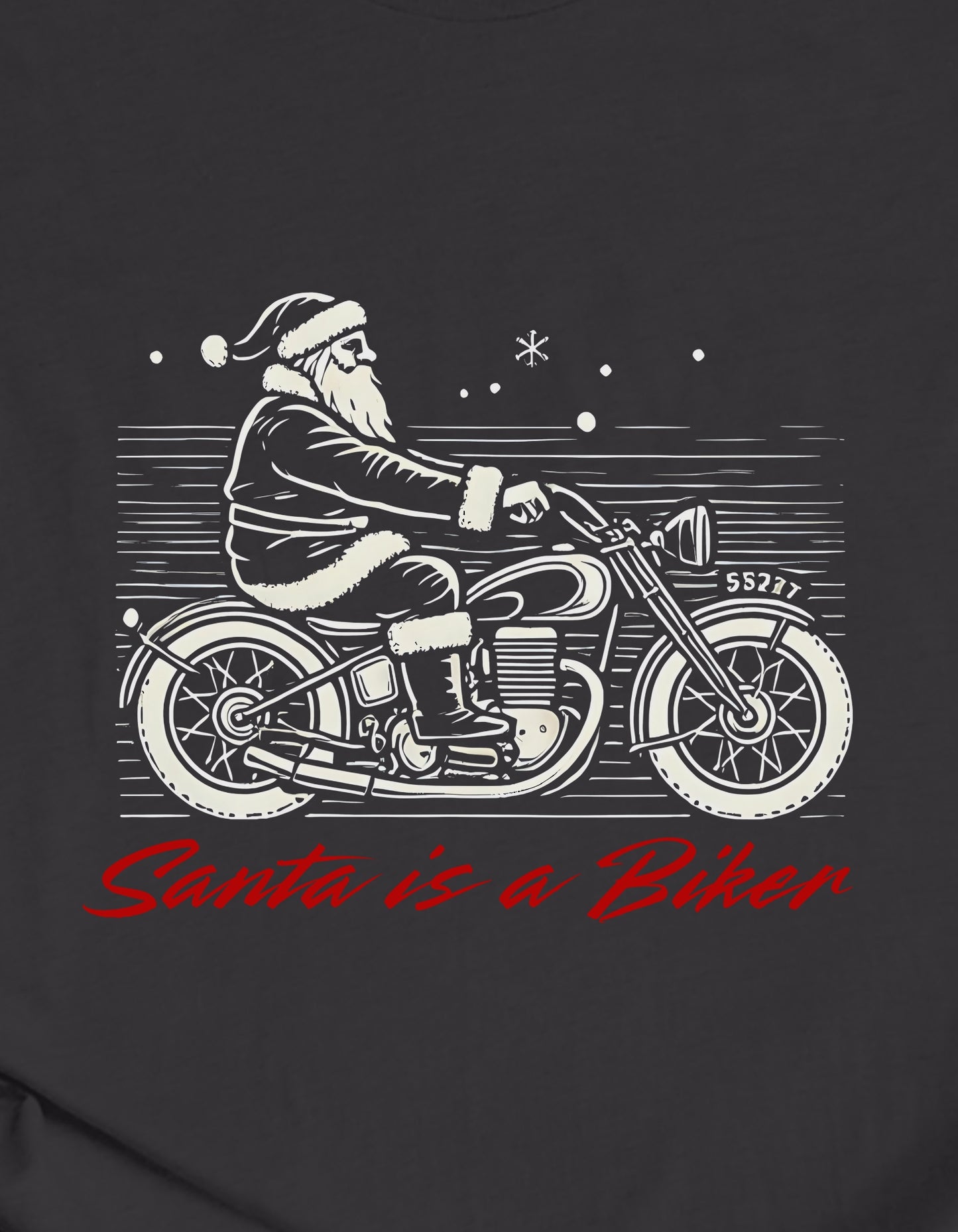 Santa is a Biker