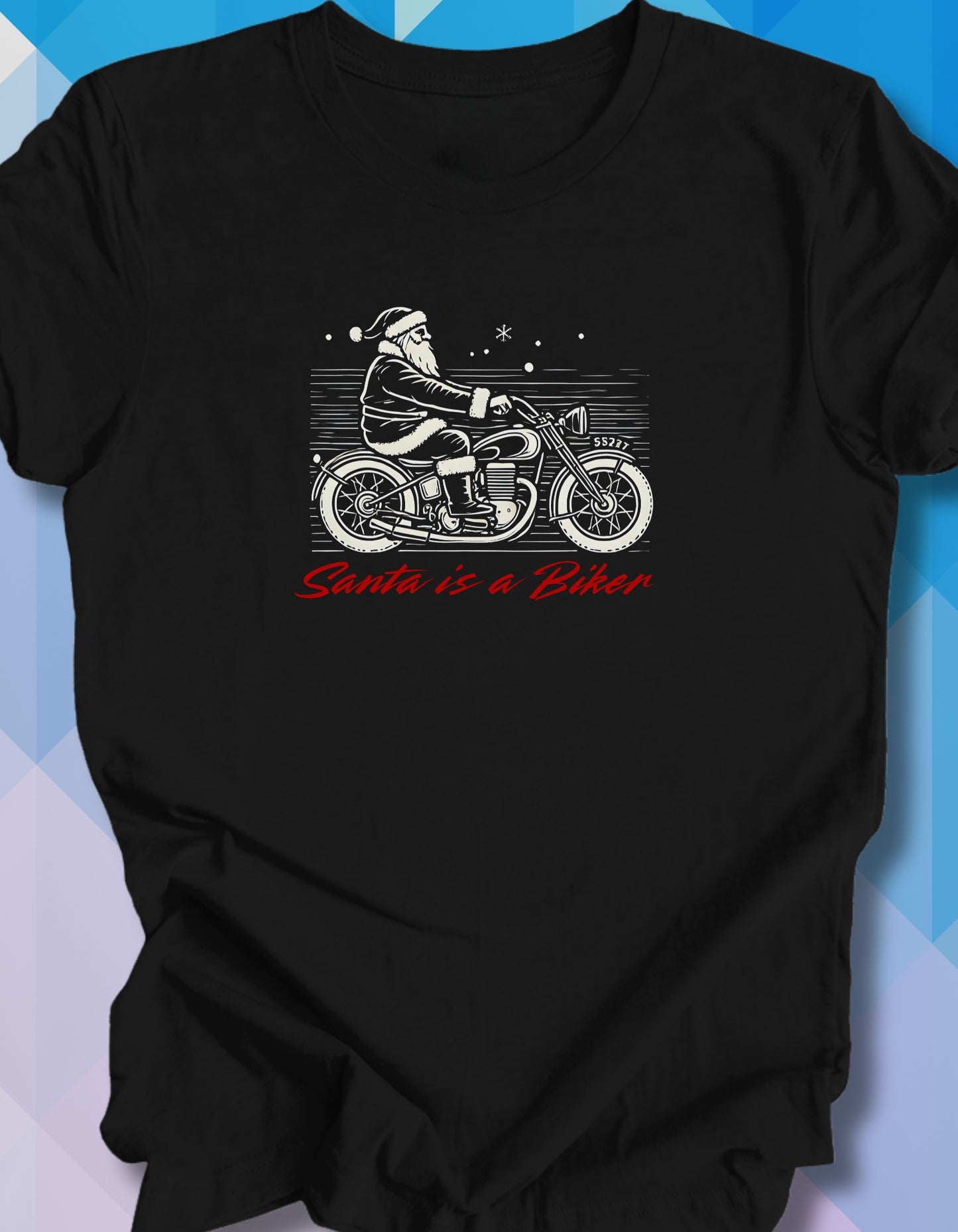 Santa is a Biker