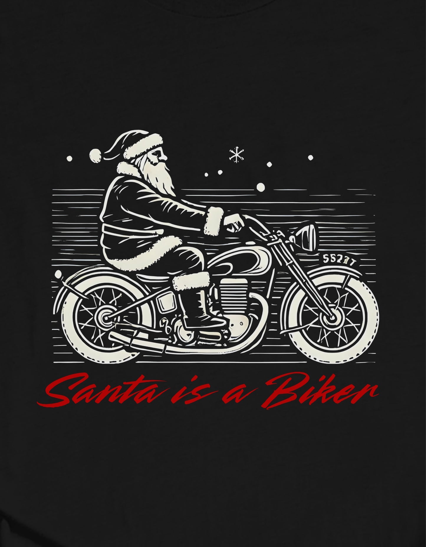 Santa is a Biker