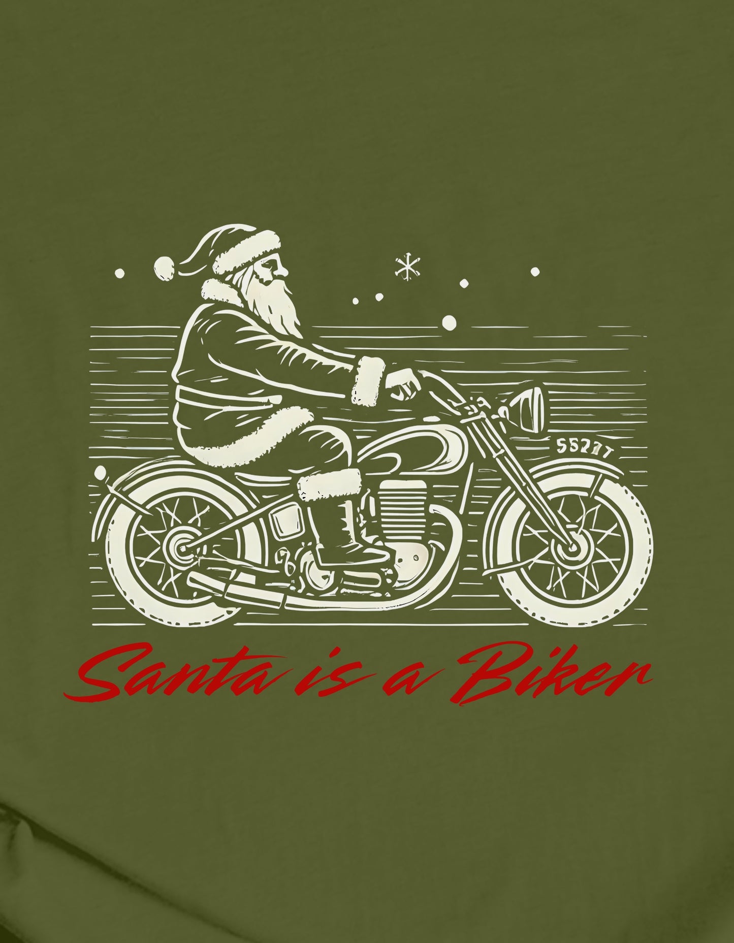 Santa is a Biker