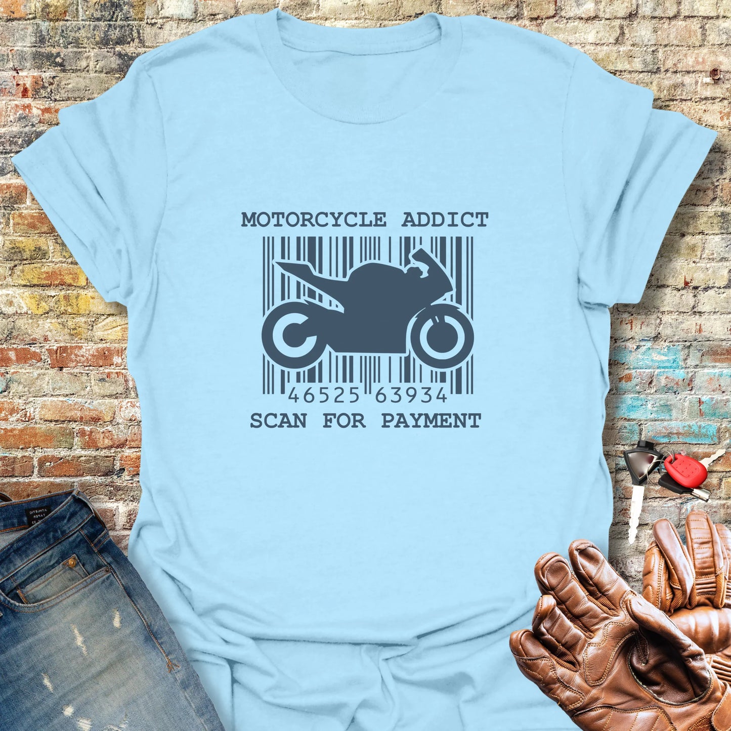 Scan T-Shirt - Light Blue
