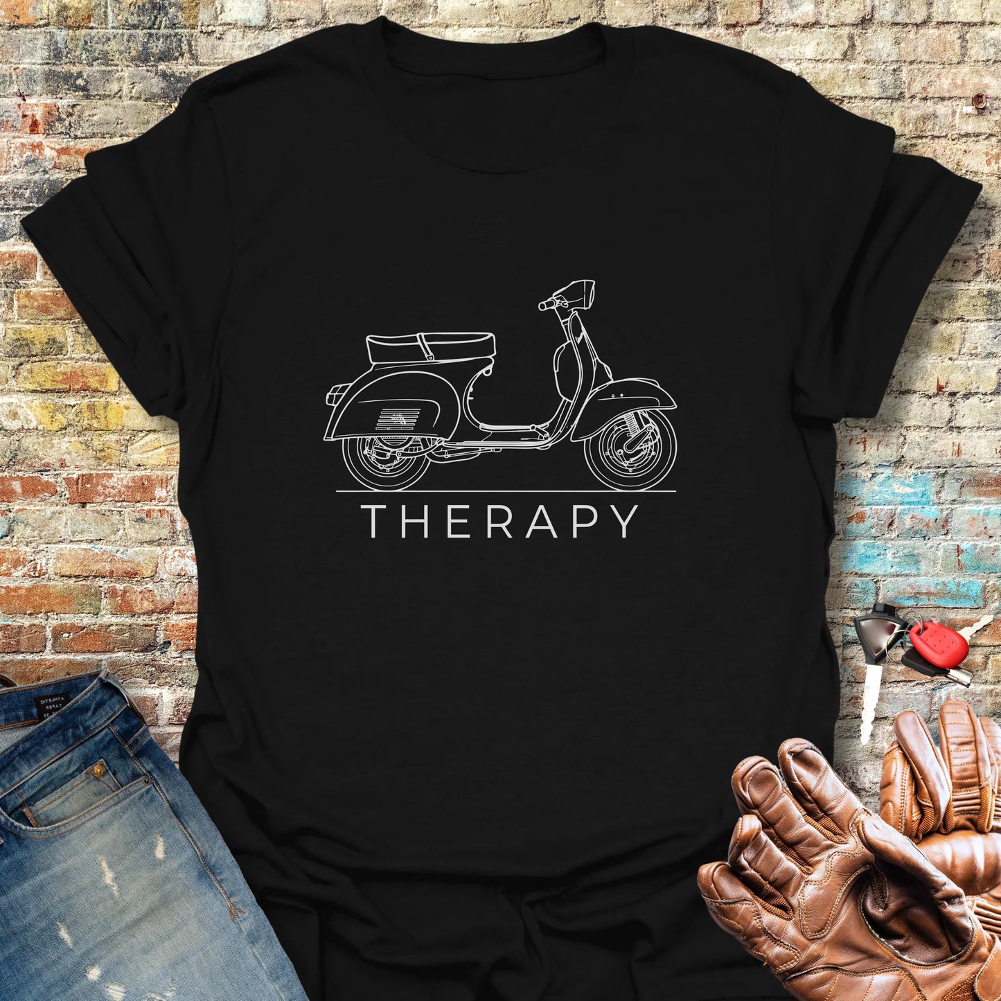 Scooter Therapy T-Shirt - Black