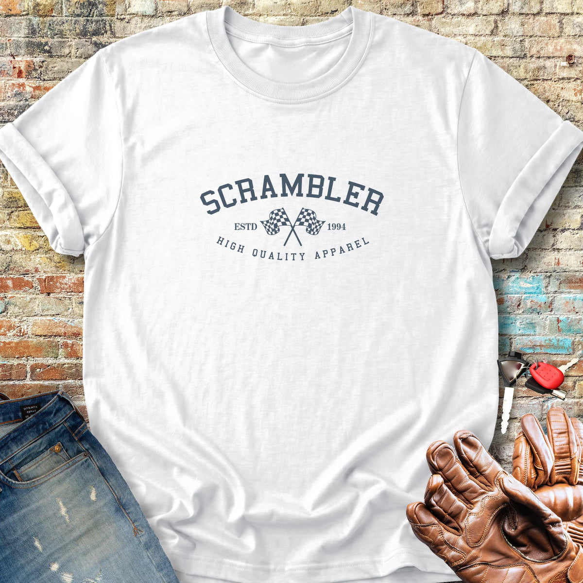Scrambler Classic T-Shirt - White