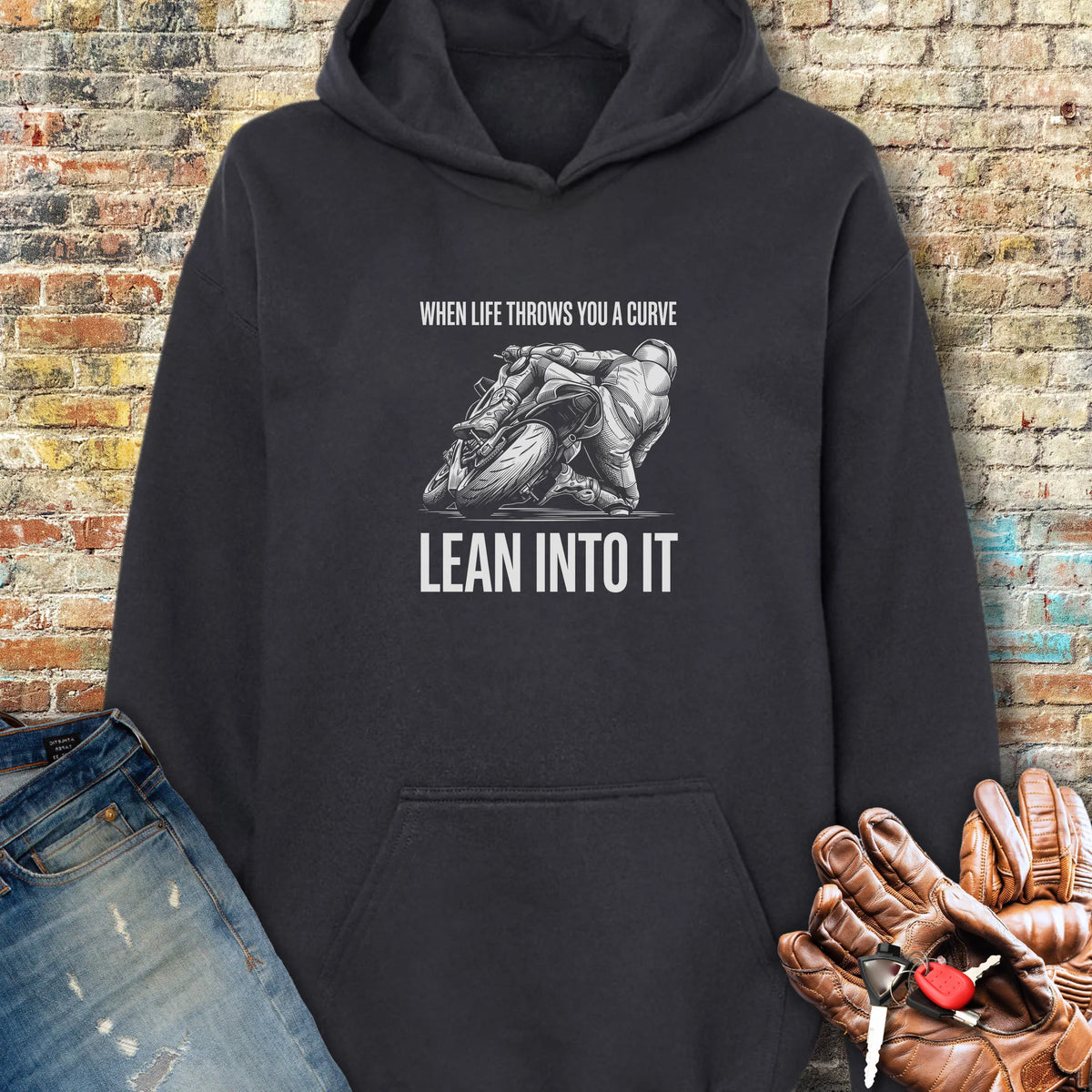 Scratching Hoodie - Black