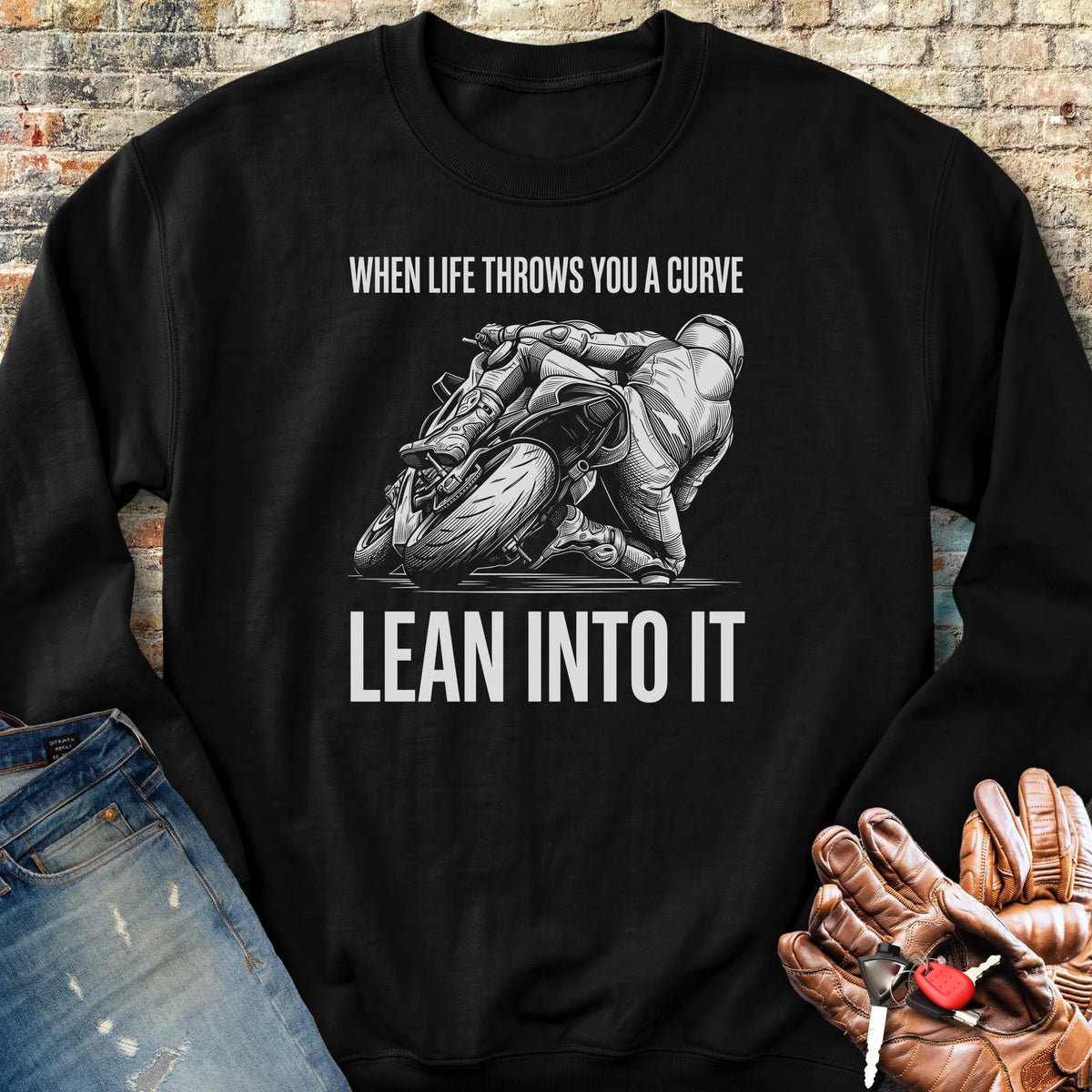 Scratching Sweatshirt - Black