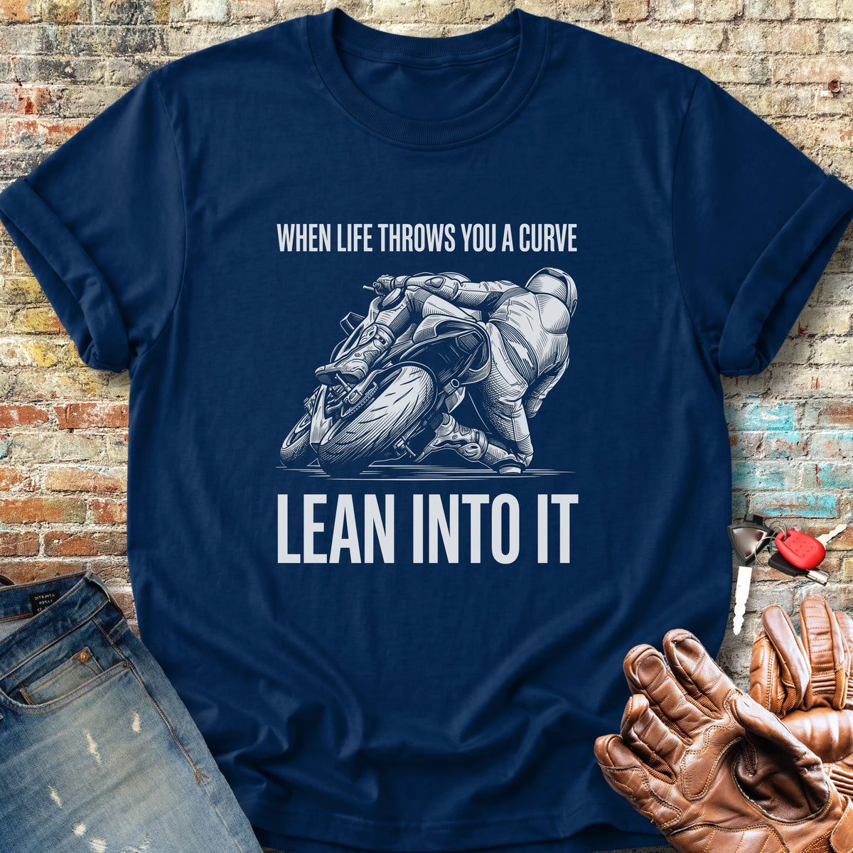Scratching Classic T-Shirt - Navy