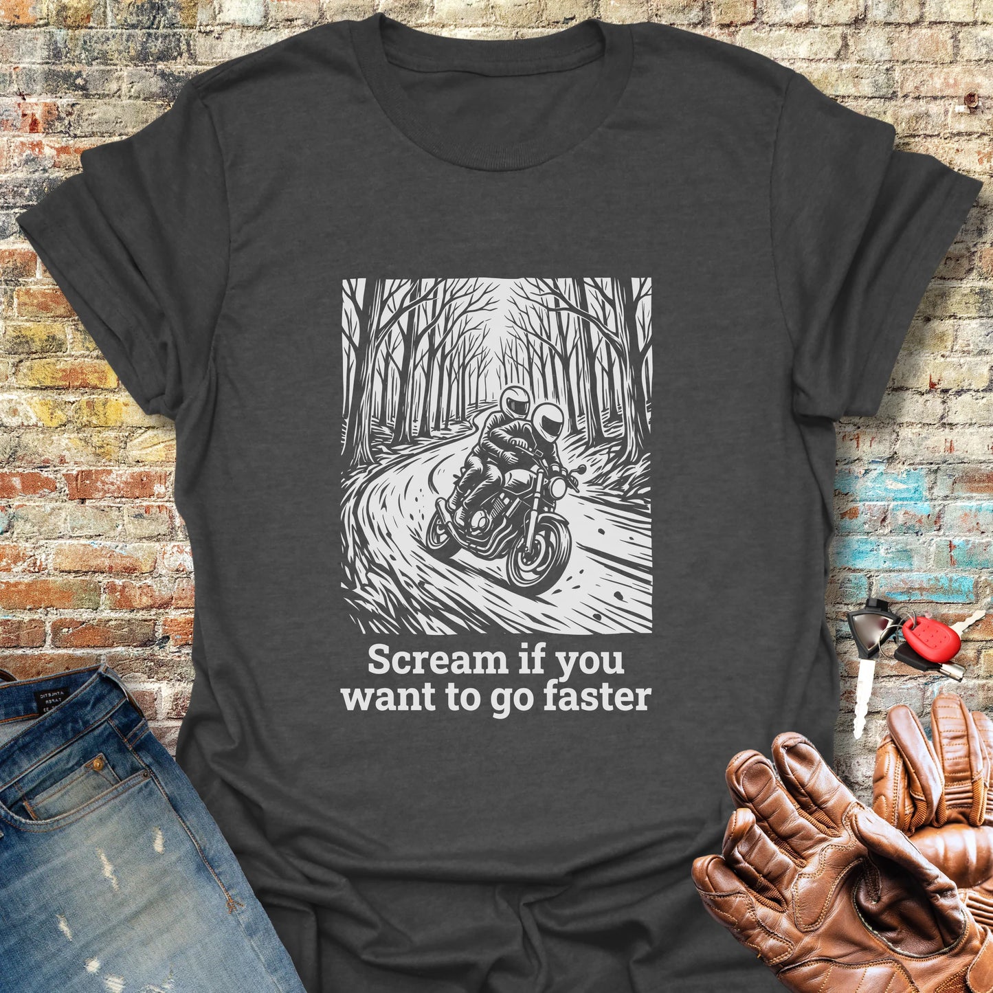 Scream T-Shirt - Dark Heather