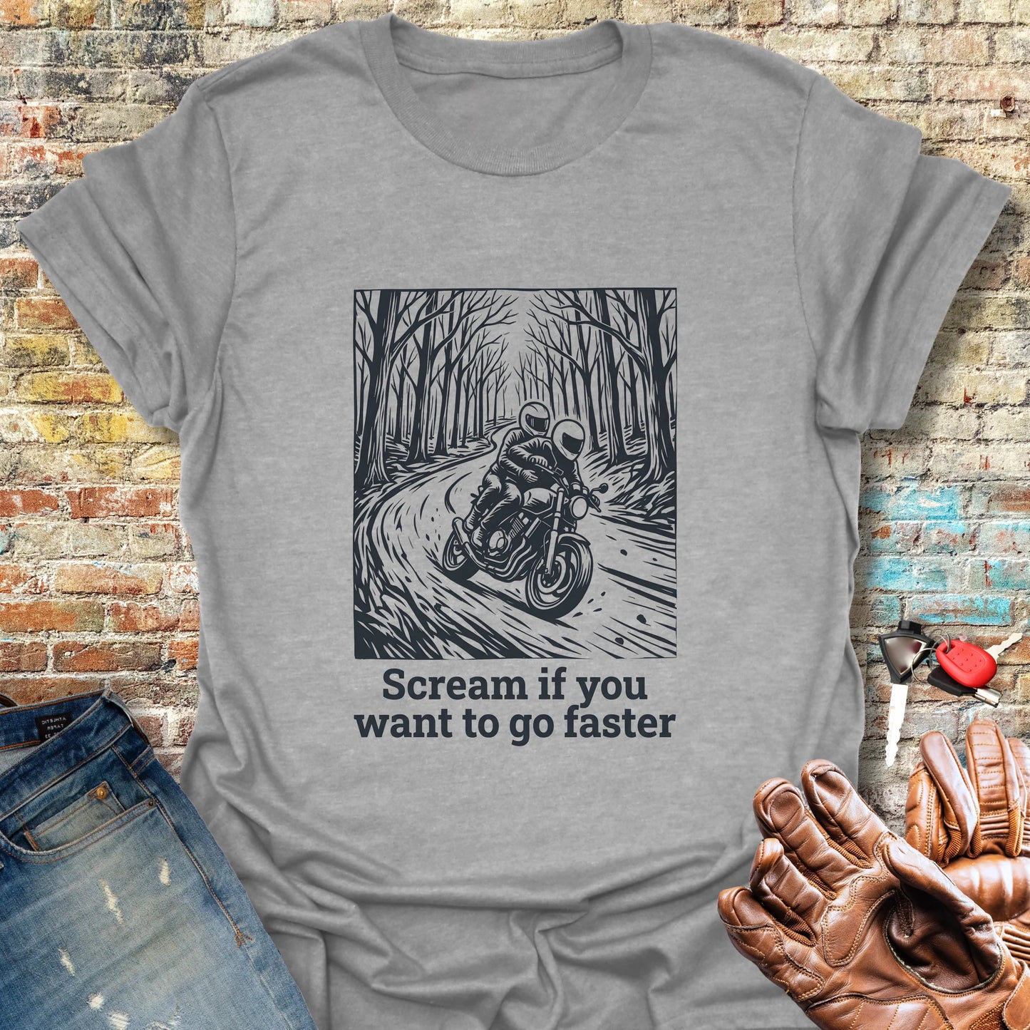 Scream T-Shirt - Sport Grey