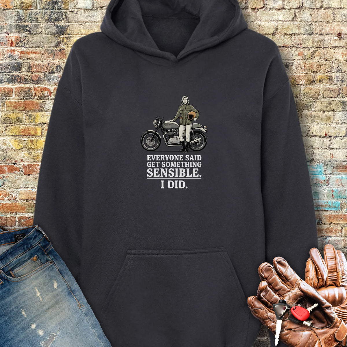 Sensible Hoodie - Black